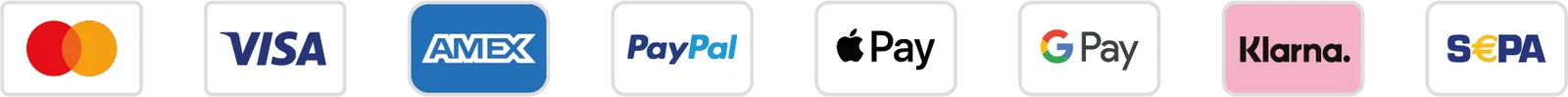 Metodi di pagamento accettati